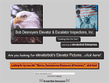 Tablet Screenshot of elevatorbob.com